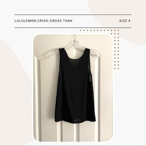 lululemon criss-cross tank